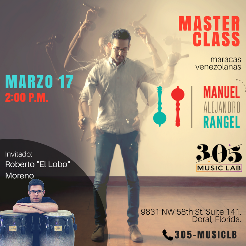 305MusicLab's tweet photo. Si quieres aprender a tocar #MaracasVenezolanas, este sábado #17MAR puedes hacerlo con el mejor: @manuelmaracas llega a #305MusicLab para compartir sus conocimientos. ¿Te animas? https://t.co/N8mPbLgcdC