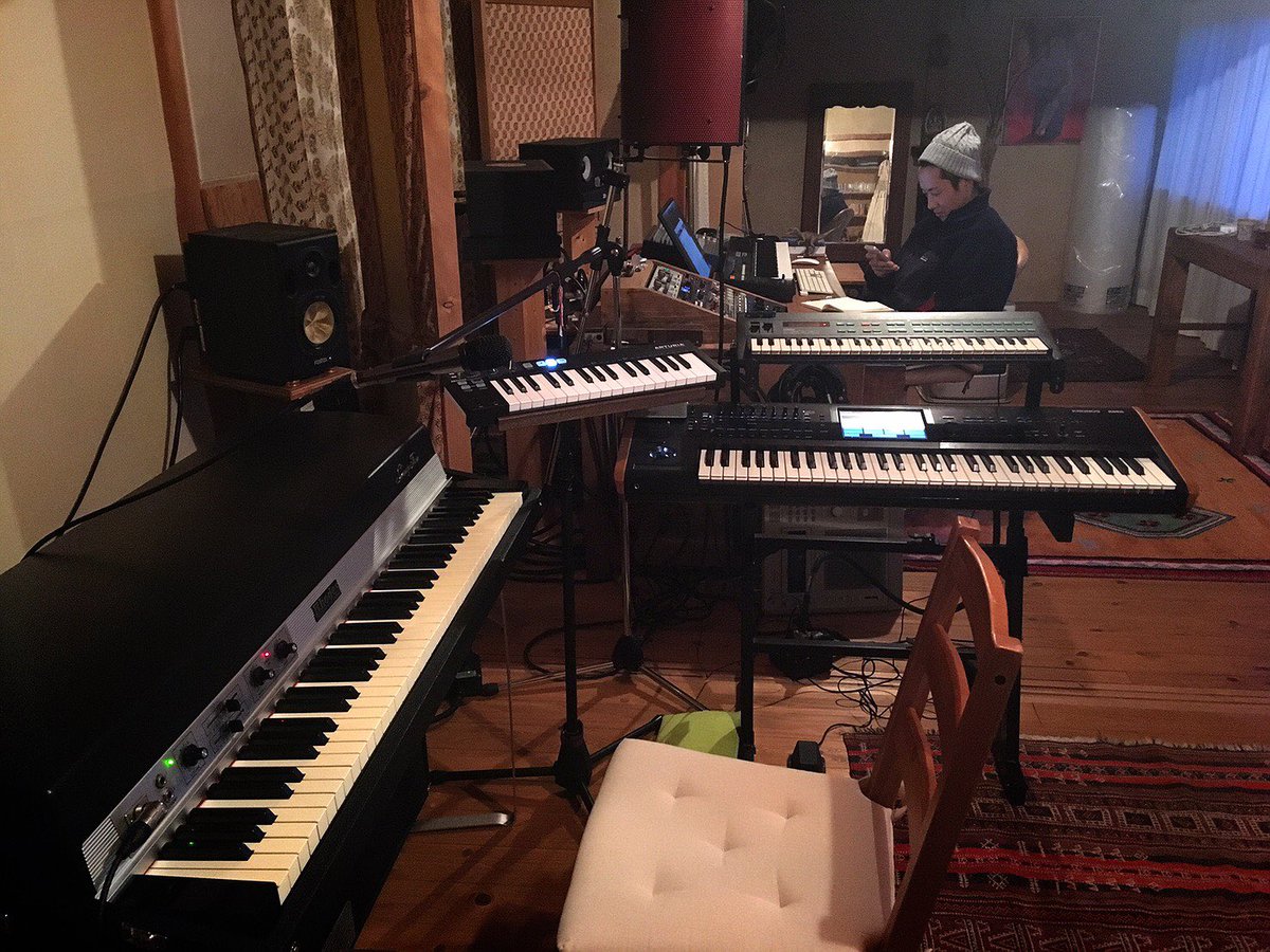 nagipan_jp's tweet photo. EVISくんとのリハーサル
#evisbeats #amida_studio https://t.co/qcI92rjPma