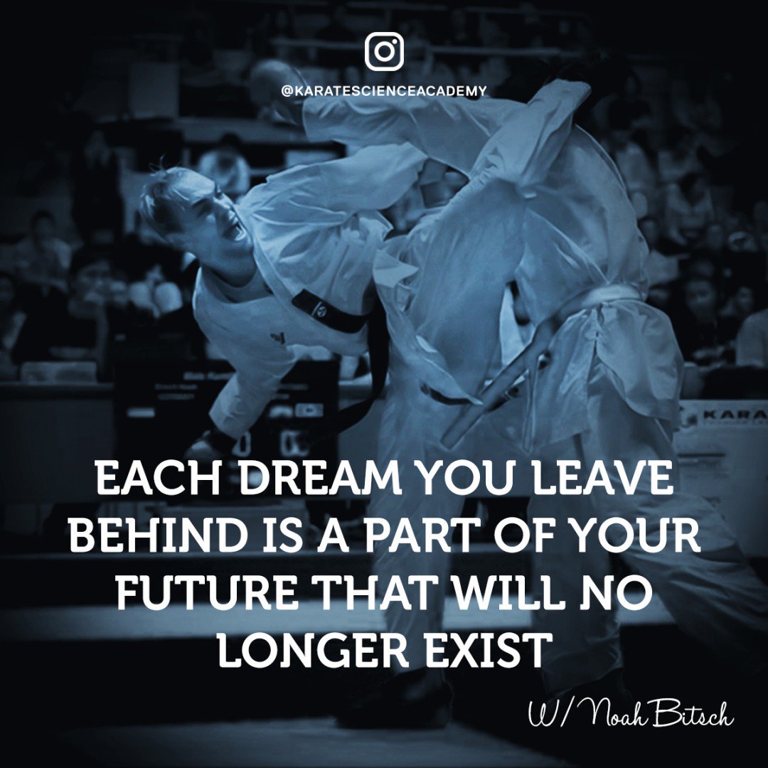 karatescience_a's tweet image. Each dream you leave behind is a part of your future that will no longer exist �... instagram.com/p/BgQ-A8bgtTd