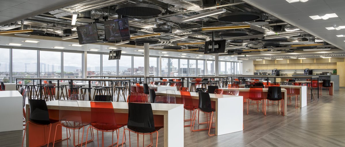 StructureTone's tweet photo. We're loving the view from @Workday's #Dublin headquarters. #STOamazingspaces #structuretoneprojects https://t.co/L3BLpSECHi https://t.co/nHaSh90Ce4