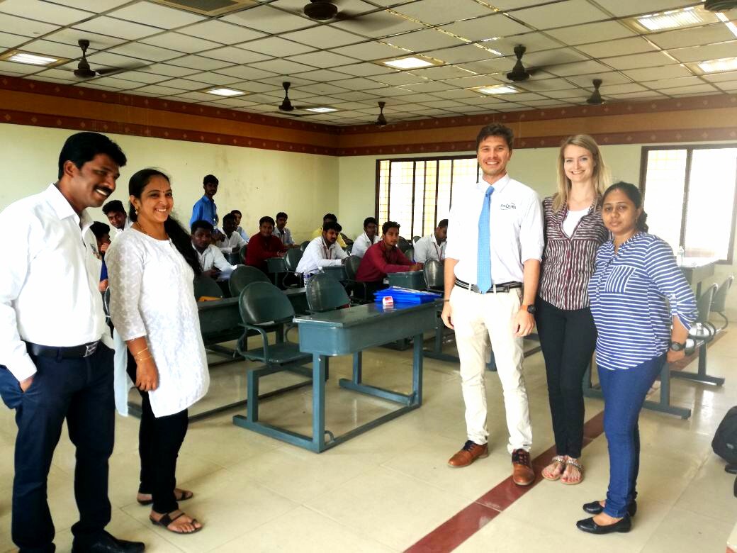 PaquesIndia's tweet photo. Always looking for new talents. Last weekend we were present at the job fair at Dr. M.G.R. University, Chennai. https://t.co/88exN6gwzU