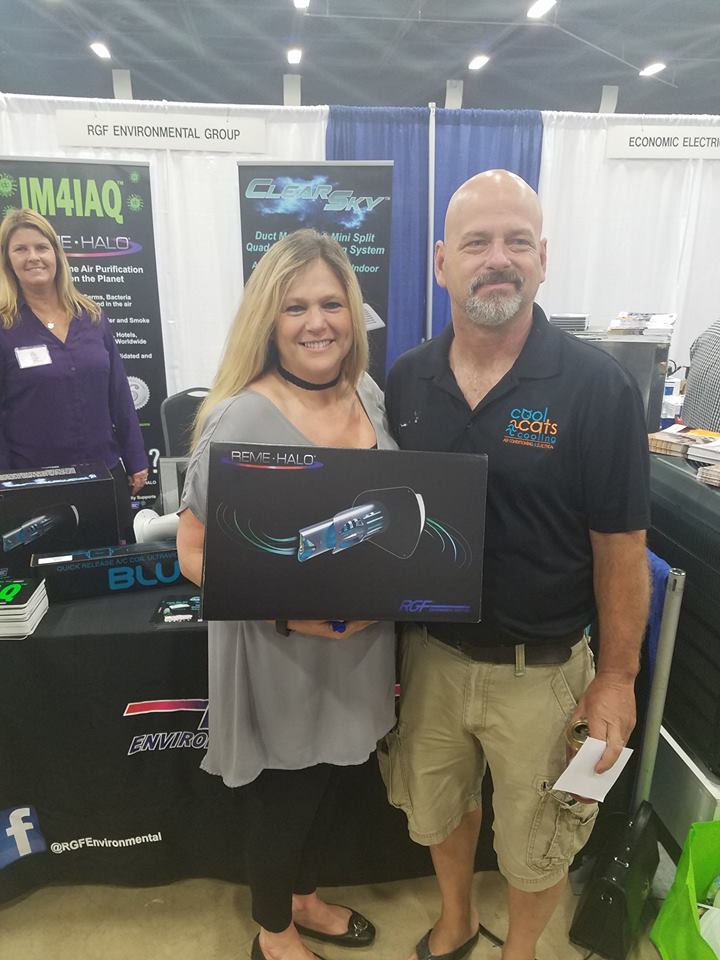 rgfenvgroup's tweet photo. The ladies of RGF had a great time showcasing our products and speaking with local HVAC contractors at the 28th annual #PBACCA Air Show. Congratulations to everyone who won free products! Check in and let us know how much you love them! #IM4IAQ https://t.co/A0QK6cXoeI