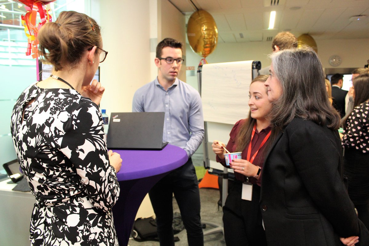 PwCIreland's tweet photo. Great atmosphere at our Tax Data and Analytics Showcase in Spencer Dock HQ. Wonderful to see all the teams enthusiastically showcasing their data and analytics ideas. https://t.co/isdd1NMJrW