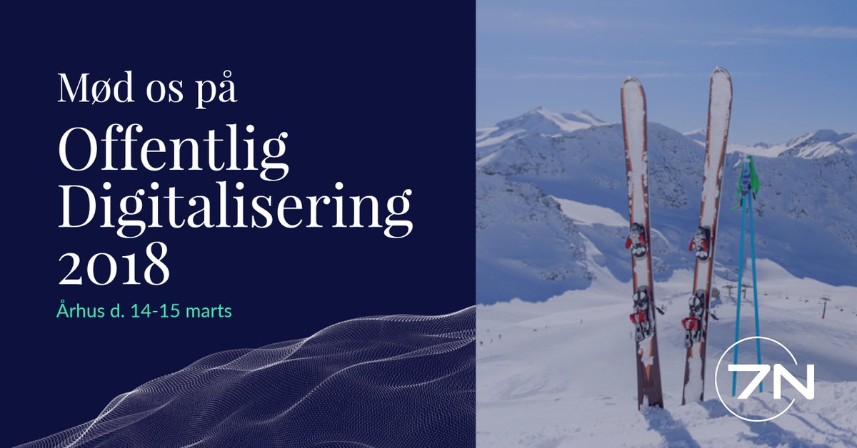 7NAgents's tweet photo. I 7N er en konsulent ikke bare en konsulent, og et projekt ikke bare et projekt; det er ikke tilfældigheder, der driver digitale løsninger, det er det perfekte match. Mød os på Offentlig Digitalisering i Århus d.14-15 marts stand10 #7NAgents #offdig #SKI 02 17 #itkonsulentydelser https://t.co/9naMpAVS4i