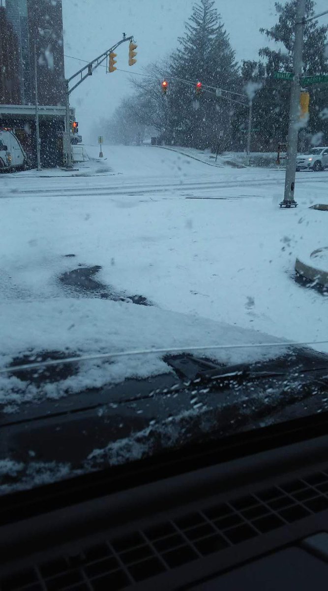 A large snow squall headed into Delaware County right now. This picture was taken by our friends at Heartland Ambulance in Marion about 30 minutes ago.. Stay safe!