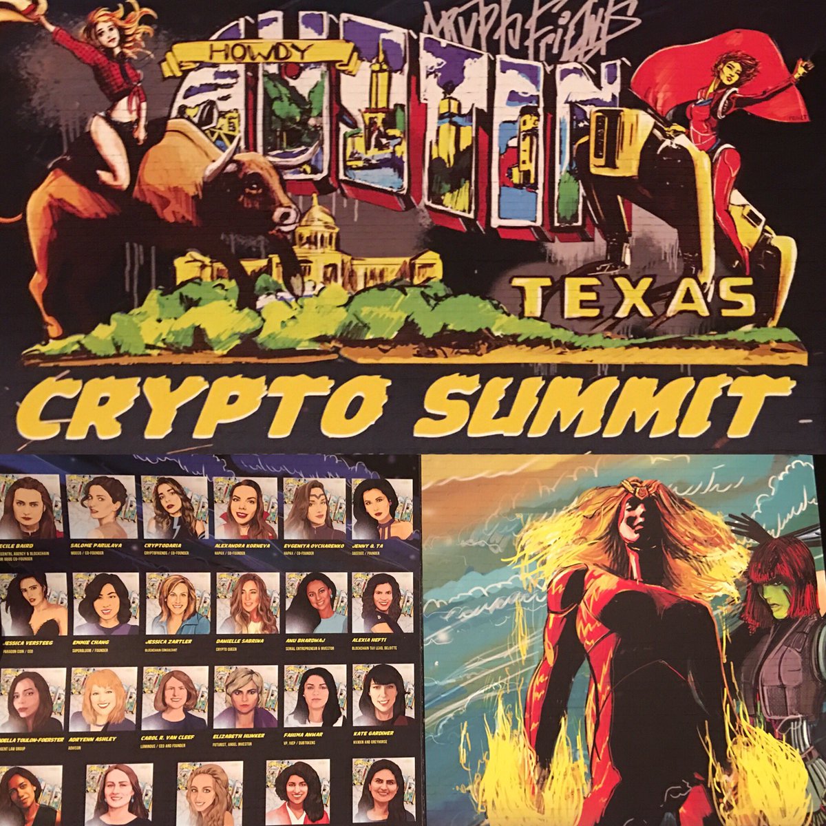 AlexiaHefti's tweet photo. Rocking out with my fellow #newgirlsontheblock #SXSW2018 #sxswcryptosummit #sxswcryptofriends @JennyQTa9 @LoriCorpuz https://t.co/DLyHhbiGbz