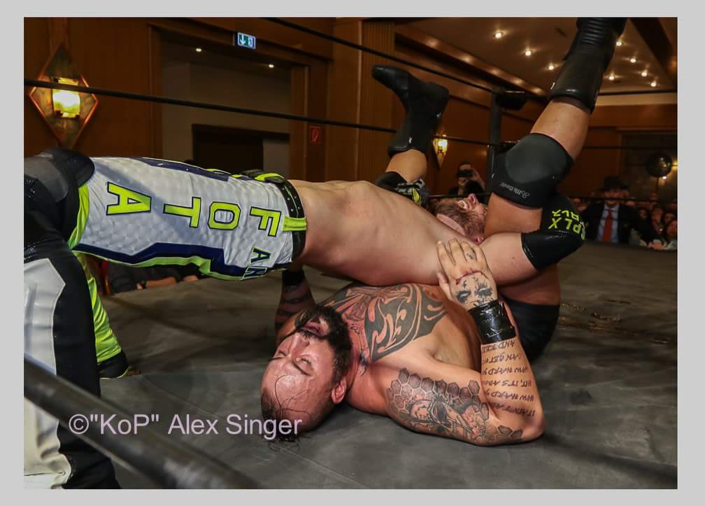 *NEW* More pics of #Angelico debut in #Austria :10Mar18 #ChampionsNight by #EuropeanWrestlingAssociation & #SwissWrestlingEntertainment in MOTN vs #DrakeDestroyer. Details/other 📸 (instagram.com/p/BgQxBtvA64O). #wrestling #ProWrestling #luchalibre   #AngelicoTeam  #sportsphotography