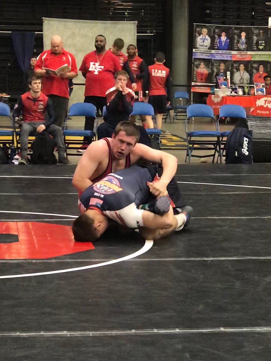 RWF_Wrestle's tweet photo. Sam Hansen competed in IN vs IL Senior All Star Meet on Sunday in Springfield, IL. Hansen lost an 8-2 decision to IL State Runner-Up. A great opportunity for Sam, and an honor to be apart of it. #ToughGuy #Loves2Compete https://t.co/NRWMG0Toou
