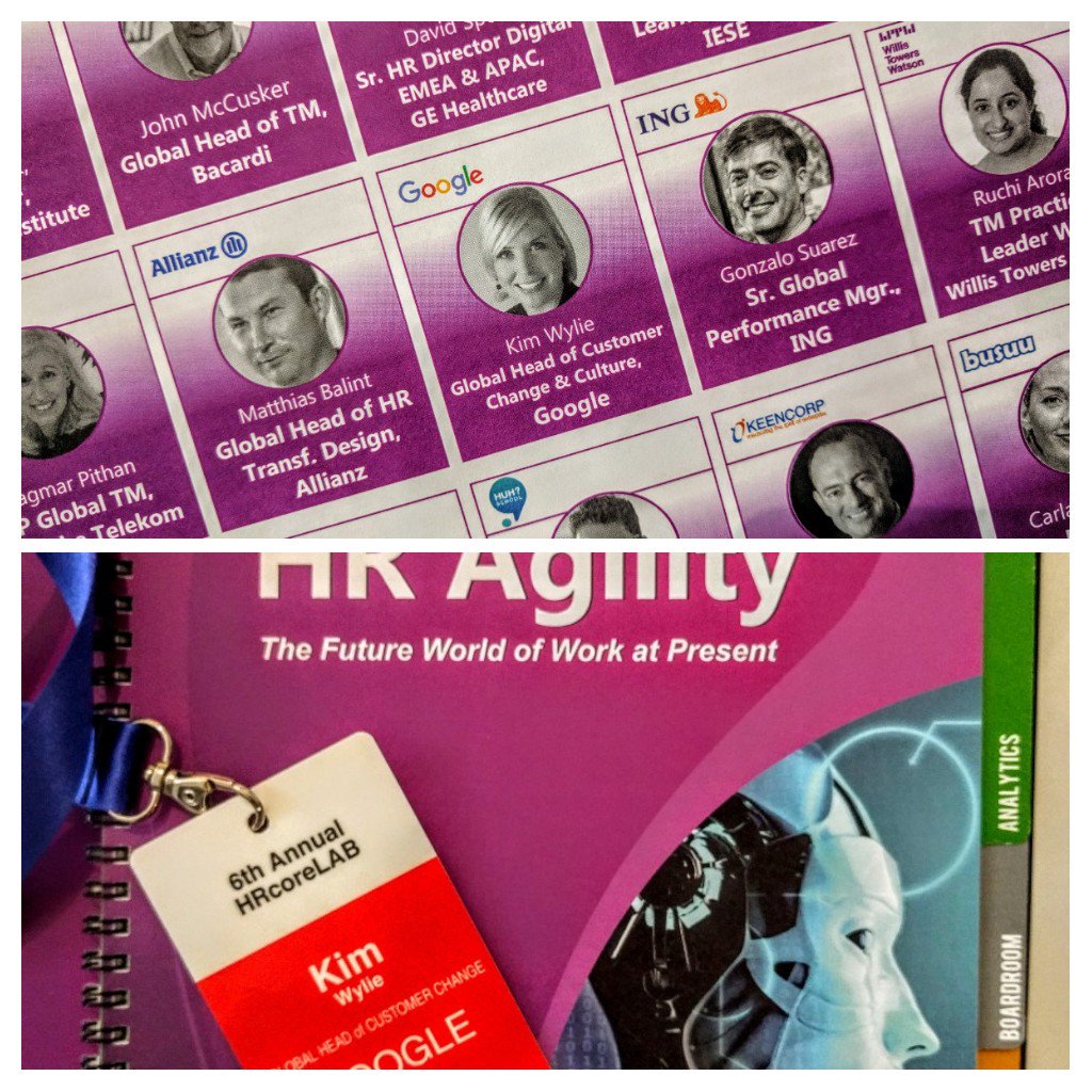 KHWylie's tweet image. About to jump on stage #hrcorelab Barcelona - come join me in the Agility room if you&apos;re here! @teneoevents_HR