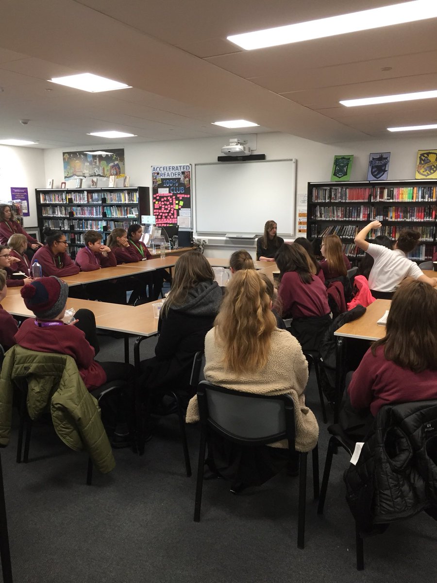 ephs_ace's tweet photo. Fantastic and inspirational session of #FemSoc with Feminist YA author @holly_bourneYA @EPHS_Library @ElthorneHighSch talking about her experiences #proud #deternined #curiosity #equality https://t.co/DLY3rx0vpF