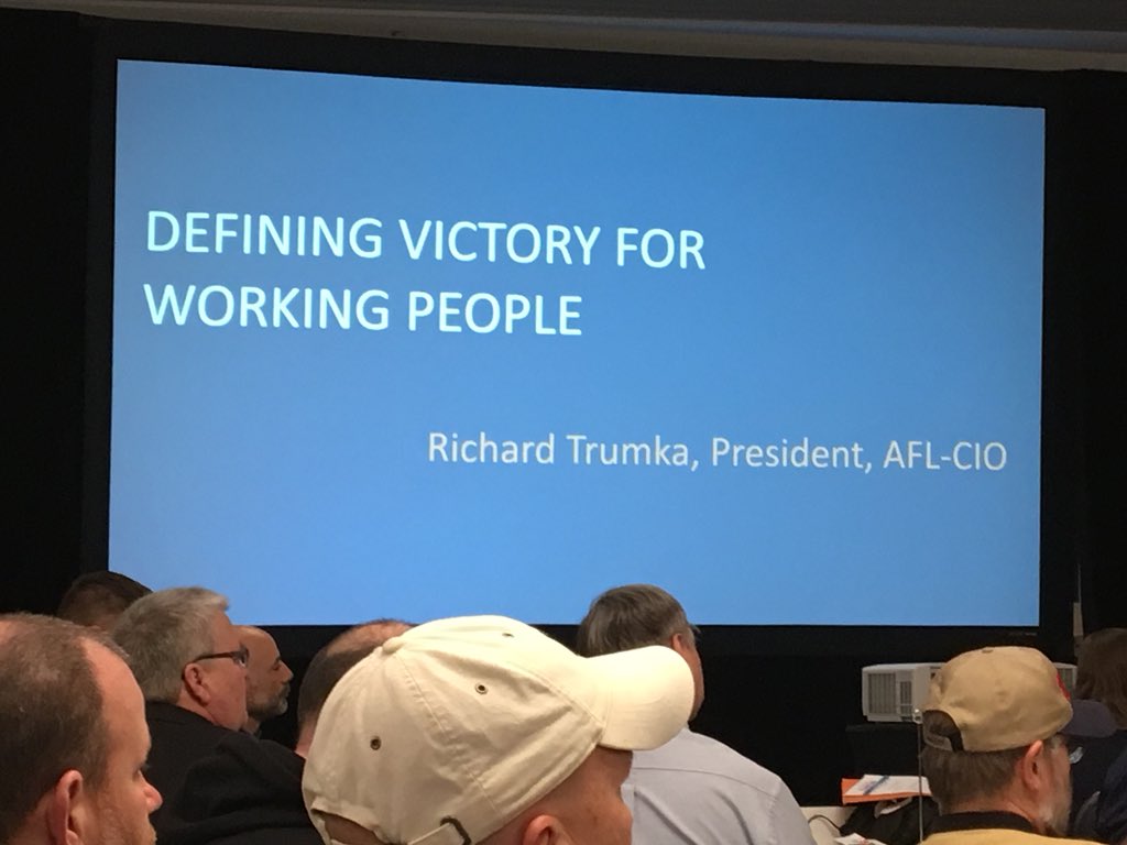 pmueller4's tweet photo. @EducationMN members proud to stand with the House of Labor - Mid-West AFL-CIO gathering in Chicago. Pres. Richard Trumka, “Enough is enough! - an economy that works for everyone is the standard we aspire to!” I Am 2018! #BelieveinWeMN #JoinFightWin https://t.co/ocK0GWsKoD
