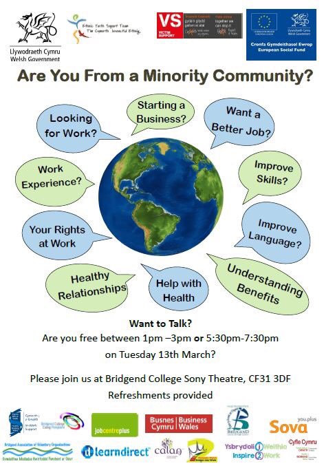 ⚡️We are now OPEN!!! ⚡️

Are you from a minority community? Looking for work or help to improve language and skills? Find us in the Sony Theatre in <a href="/BridgendCollege/">Coleg Penybont | Bridgend College</a> 1-3pm or 5.30-7.30pm ⚡️ #bridgend  #minority #learndirectInWales #BeAllThatYouCanBe #learn #skills #new 💻