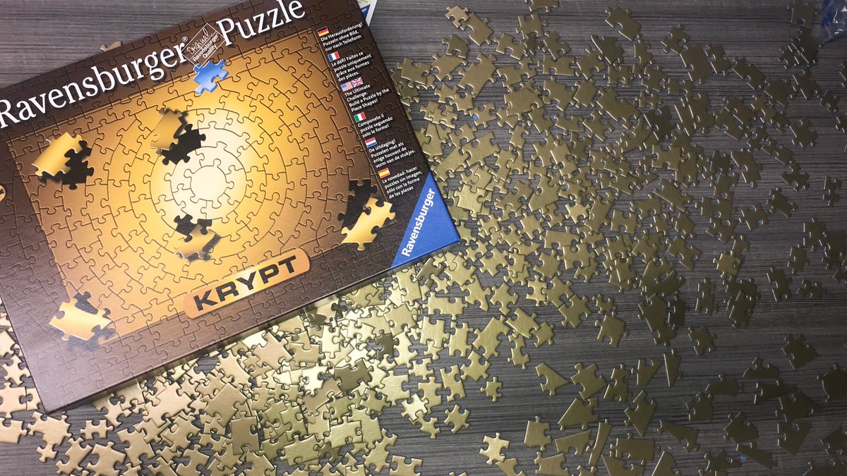 Thank you to the Heartland Radio listener who sent me a puzzle!!! It’s very hard considering all the pieces are the same color but I do love a challenge. #PuzzleClub