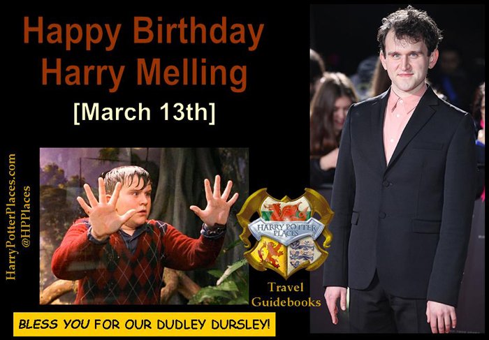 Happy Birthday to Harry Melling!  