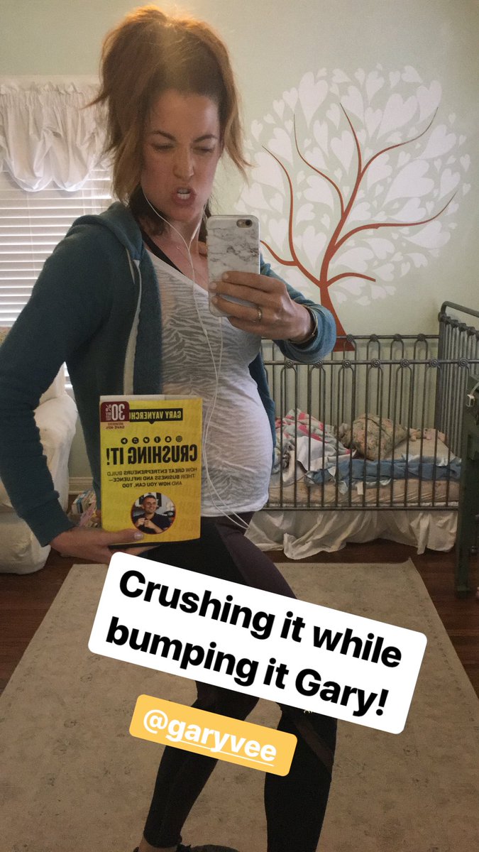 BeckyODonohue's tweet photo. @garyvee #firstinline Congrats on the pop up! Just finished reading Crushing It! #letsdothis #bumpinit #crushingit #garyvee #mamaonamission #bizdev https://t.co/CsJ78szgYI