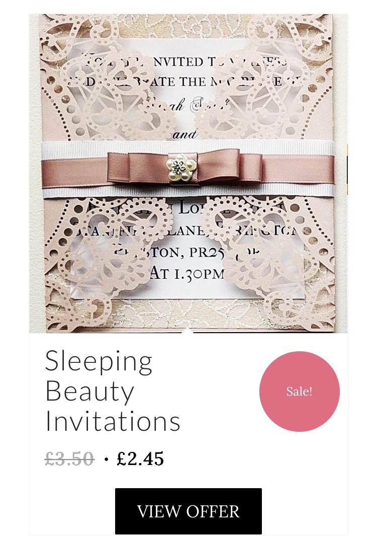 ClicknPlan1's tweet photo. Looking for beautiful wedding invitations. Check out our offer - SLEEPING BEAUTY invites (30% Off) #weddings #WeddingPlanning #weddinginvitations #weddingstationery #SPECIALOFFER https://t.co/8nYu4KbQU3