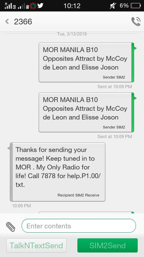 SungJaexFelize's tweet photo. Bawi bawi,. Para sa McLisse,. 

Opposites Attract by McCoy De Leon and Elisse Joson

#MORPinoyBiga10 @mor1019 https://t.co/E1pFgnabke