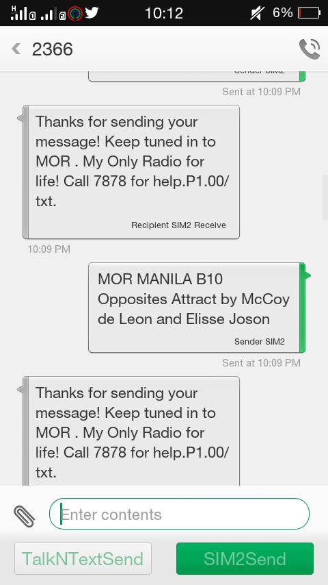 SungJaexFelize's tweet photo. Bawi bawi,. Para sa McLisse,. 

Opposites Attract by McCoy De Leon and Elisse Joson

#MORPinoyBiga10 @mor1019 https://t.co/E1pFgnabke