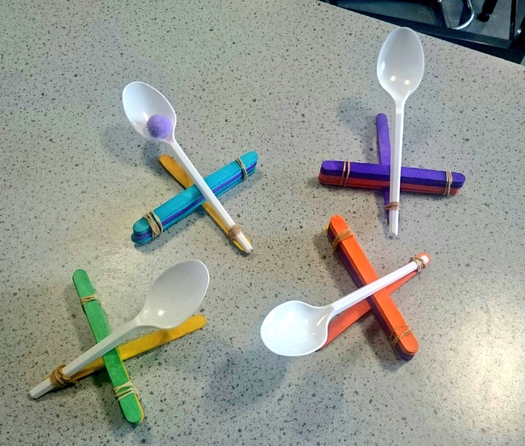 Miss_I_Iqbal's tweet photo. Catapult Fun with S1 Science Club #STEM #ItsAllAboutAngles #heightVSdistance https://t.co/qKxi8VKl9E