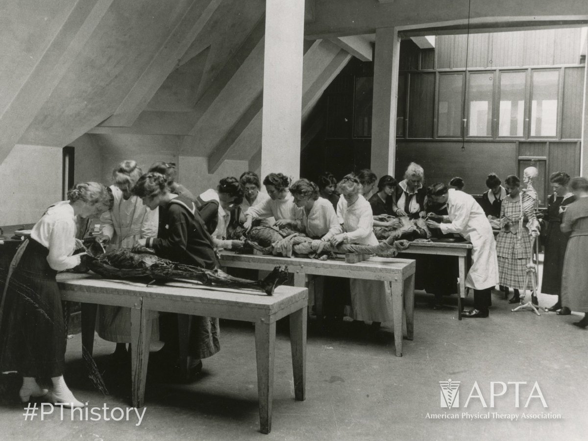 APTA_official's tweet image. #PTTransforms Blog: Mary McMillan, writing to WWI Reconstruction Aides awaiting transport to Europe: “Remember you are the first, pioneers every one of you, so hold up that standard good and high.” bit.ly/2DpFekX