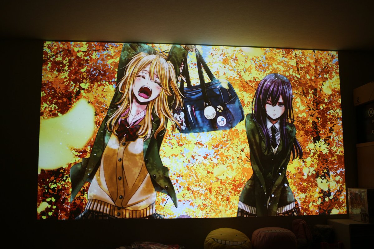illumi_key's tweet photo. プロジェクター調整したよー。
信じられるか?これ5万円以下なんだぜ
#ht1070 https://t.co/LWM1n5BeHO