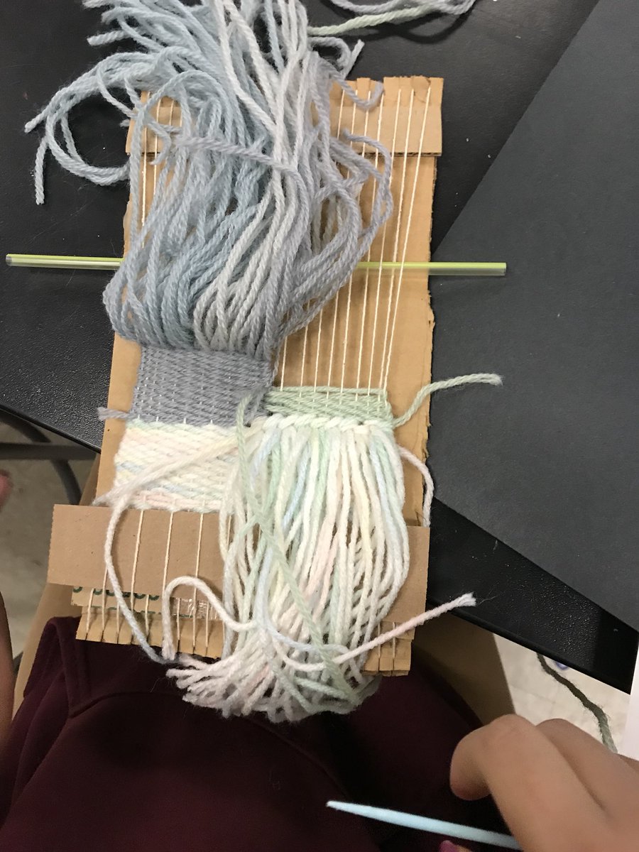 teachrad_art's tweet photo. Weaving wonders https://t.co/mnbgDjWONZ