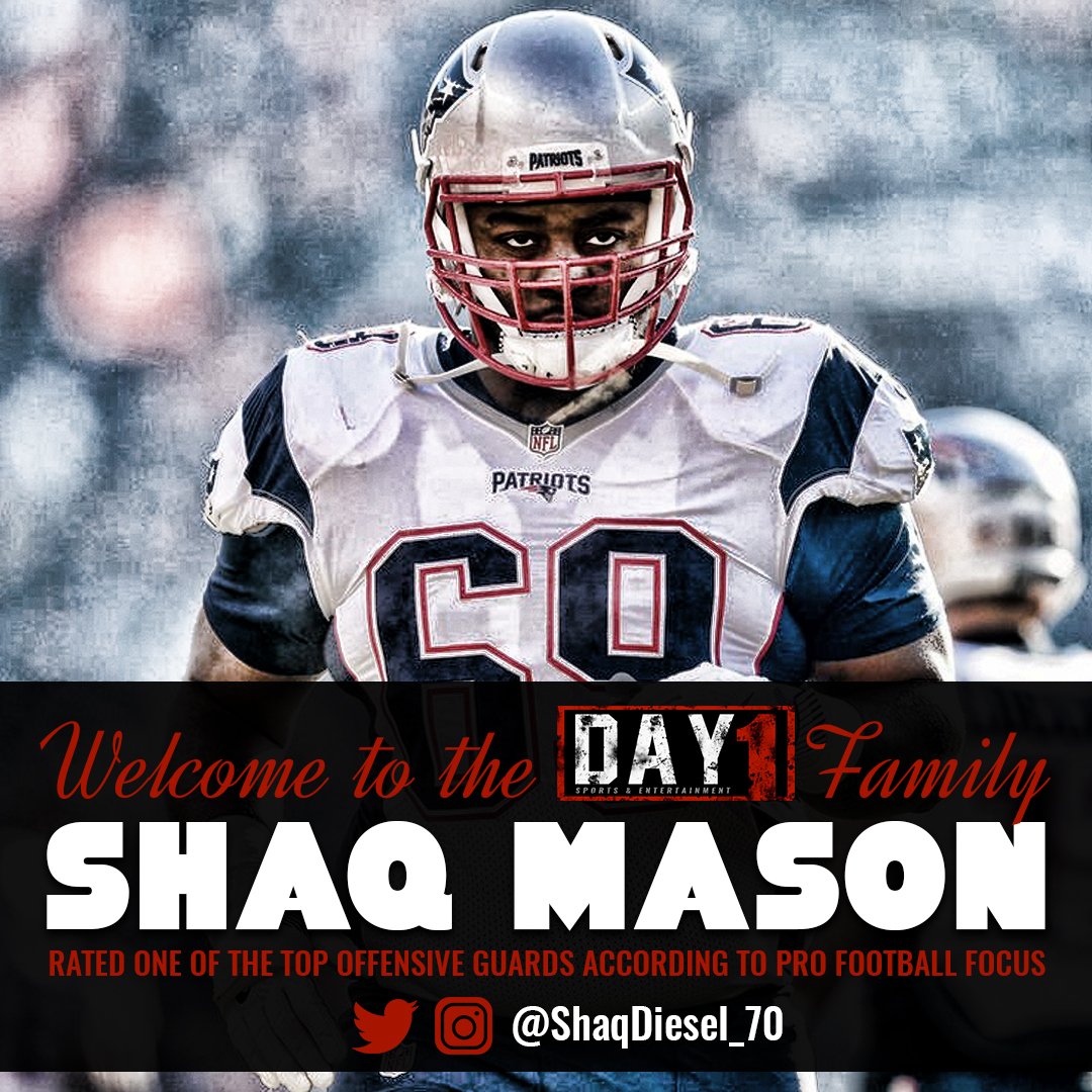 Day1SportsEnt's tweet image. We are happy to announce our newest @Day1SportsEnt family member @ShaqDiesel_70 - one of the top OG in the #NFL ... #Patriots #GeorgiaTechFB