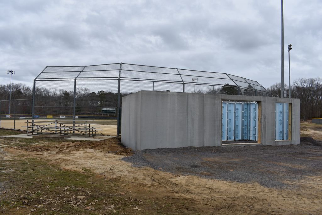 Amanda's Field Upper Township - First level press box #amandasfield #baseball #superiorwalls