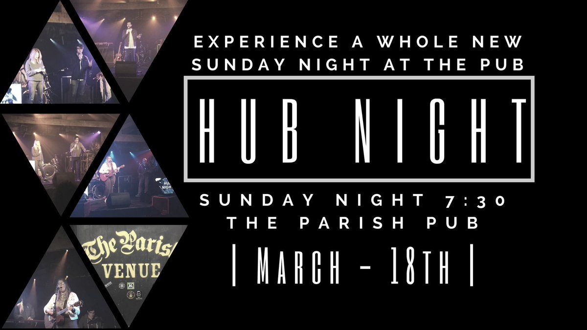 This Sunday Night 7:30 we are back at the Parish Pub in Huddersfield. Come and join us for a whole new meaning to Sunday night in the pub.