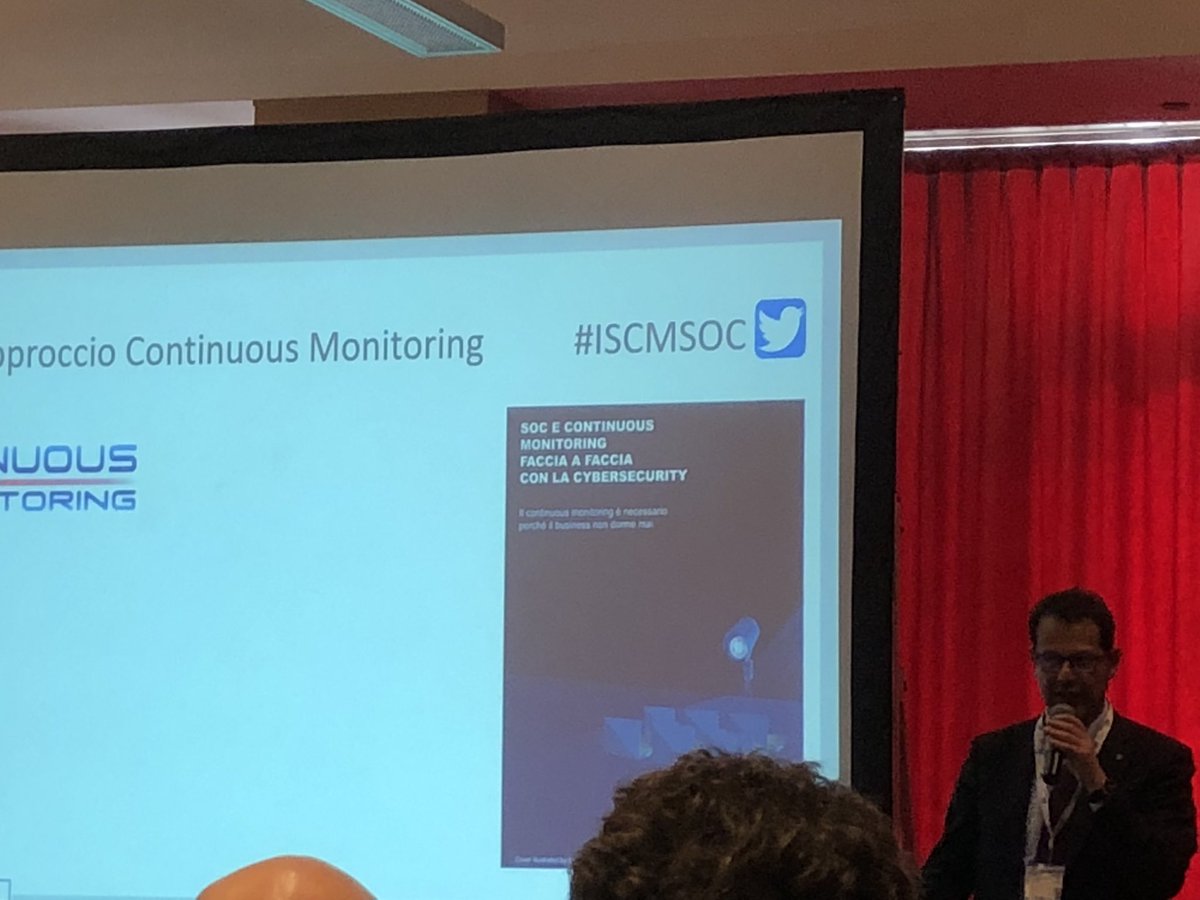 davideariu's tweet photo. #ISCMSOC live from #securitysummit with @U3L4 and @RobyObialero https://t.co/b6W1UIqz9L