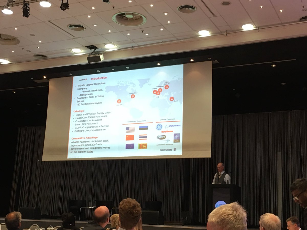 IQPC's tweet image. Jeffrey Pearce, the Director of #IP Guardtime is talking about the building of bocks in a next generation society. #GIPE #GlobalIPEU