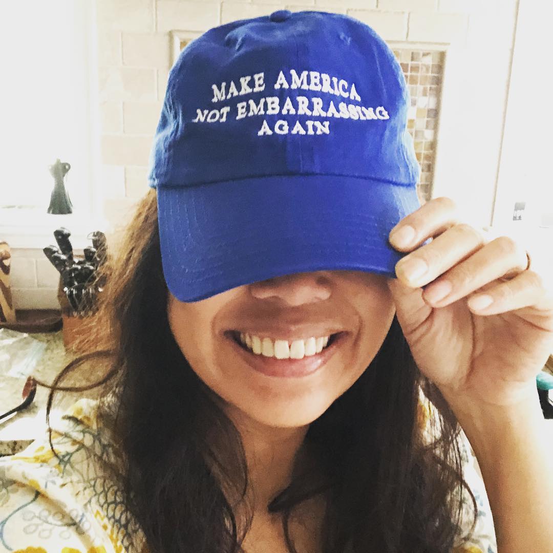 isabelmanalo's tweet photo. #NotMyPresident And yes Make American NOT Embarrassing AGain! #makeamericanotembarrassingagain @andyborowitz #andyborowitz https://t.co/IuSJSgSPUj