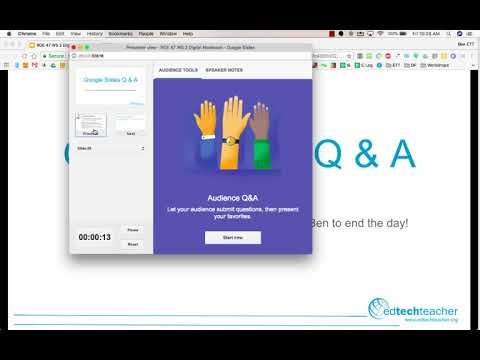 Engage your students during a Slides presentation using Google Slides Q and A Feature: Video from <a href="/Mr_Sondgeroth/">Ben Sondgeroth</a> buff.ly/2HunkQB #ettgoogle #gsuiteedu #gafe #GoogleEDU