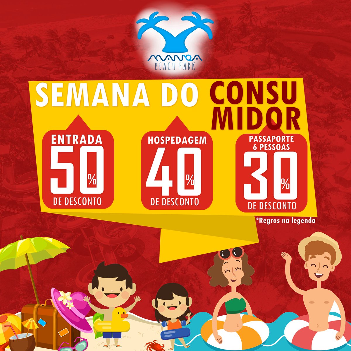 parkmanoa's tweet photo. #CONSUMIDORMANOA
A semana do Consumidor vai ser desconto pra todo lado no Manoa 😍 se joga nessa diversão 🎊 Olha que tudo, 🎟 50% no Ingresso antecipado pelo site https://t.co/yptACiyHps, 🌃 40% na Hospedagem e 💙 30% no Passaporte para 6 Pessoas sem taxa de adesão. https://t.co/VUXElWZ3Ir