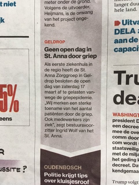 FracturyHolland's tweet photo. Beterschap aan iedereen die geveld is door de griep! @Anna_Ziekenhuis Onze open dag op zaterdag 17 maart gaat wel door. U bent van harte welkom tussen 10:30 en 16:00 uur. Markt 24-26, Reusel #weekvanZorgenWelzijn #weekvandezorg #fysiotherapie #artrose #botbreuk https://t.co/WPK5W1TZMX