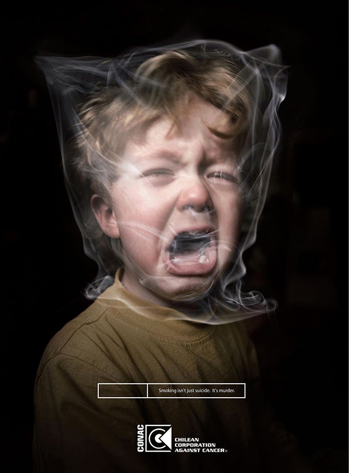 KathleenoneilO's tweet photo. What do you think of this anti-smoking ad? It certainly taps in to one's emotions. But is it too much? #SocMarBU https://t.co/iWEJ1vu0sw