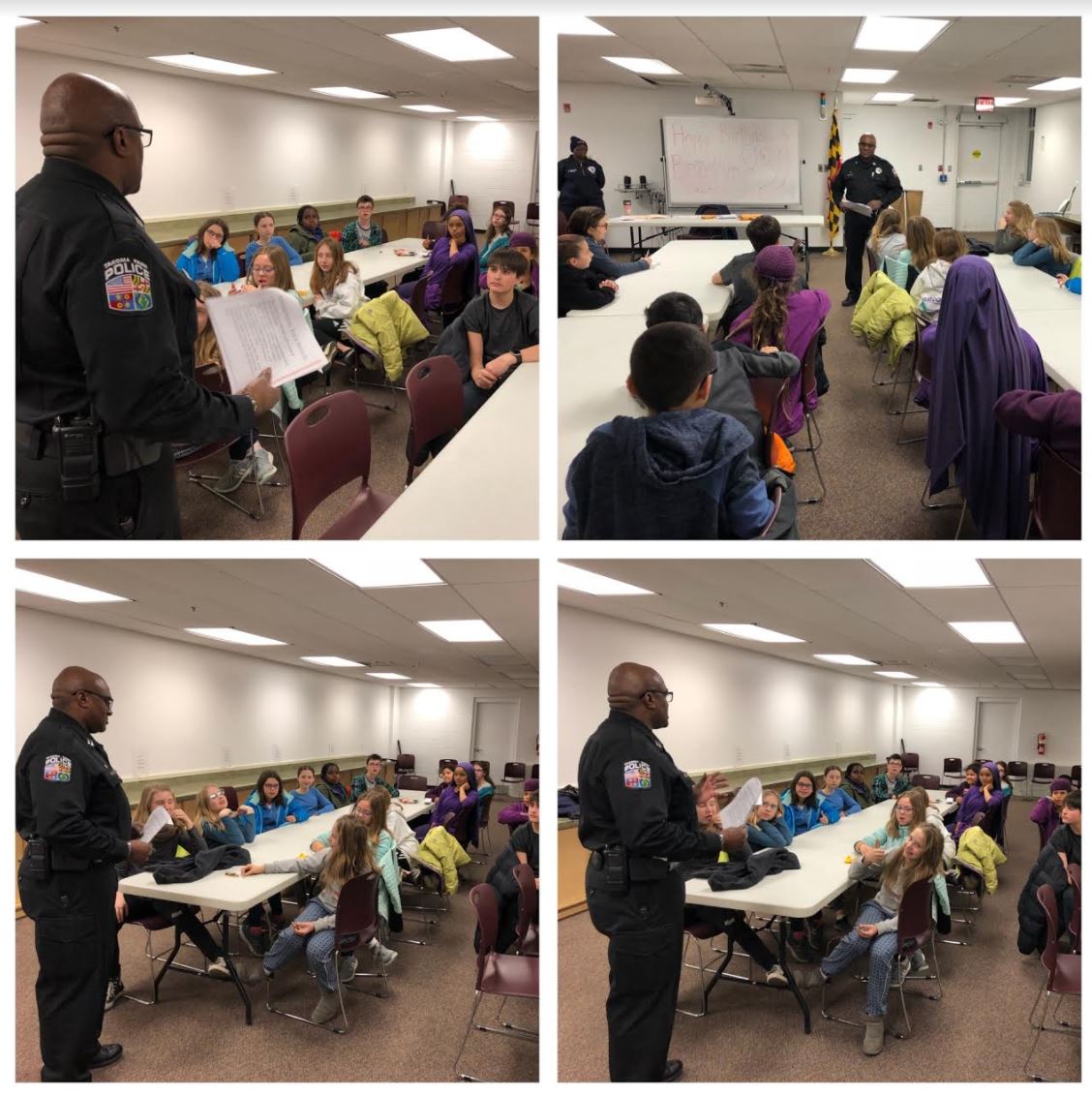 Takoma Park Police on Twitter "Capt. Collington teaches at the youth safety class for new