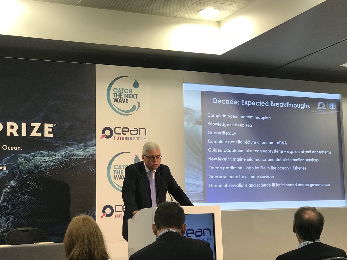 Emphasizing need for better, faster ocean floor mapping and excellent panel discussions today at the Ocean Futures Forum #Oi18 #OFF18 #OceanDiscovered <a href="/OceanologyIntl/">Oceanology International</a> <a href="/JyovianStorm/">Jyotika</a> <a href="/xprize/">XPRIZE</a>