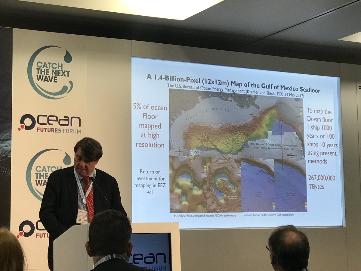 jessannyoon's tweet photo. Emphasizing need for better, faster ocean floor mapping and excellent panel discussions today at the Ocean Futures Forum #Oi18 #OFF18 #OceanDiscovered @OceanologyIntl @JyovianStorm @xprize https://t.co/ChVX8exGjd