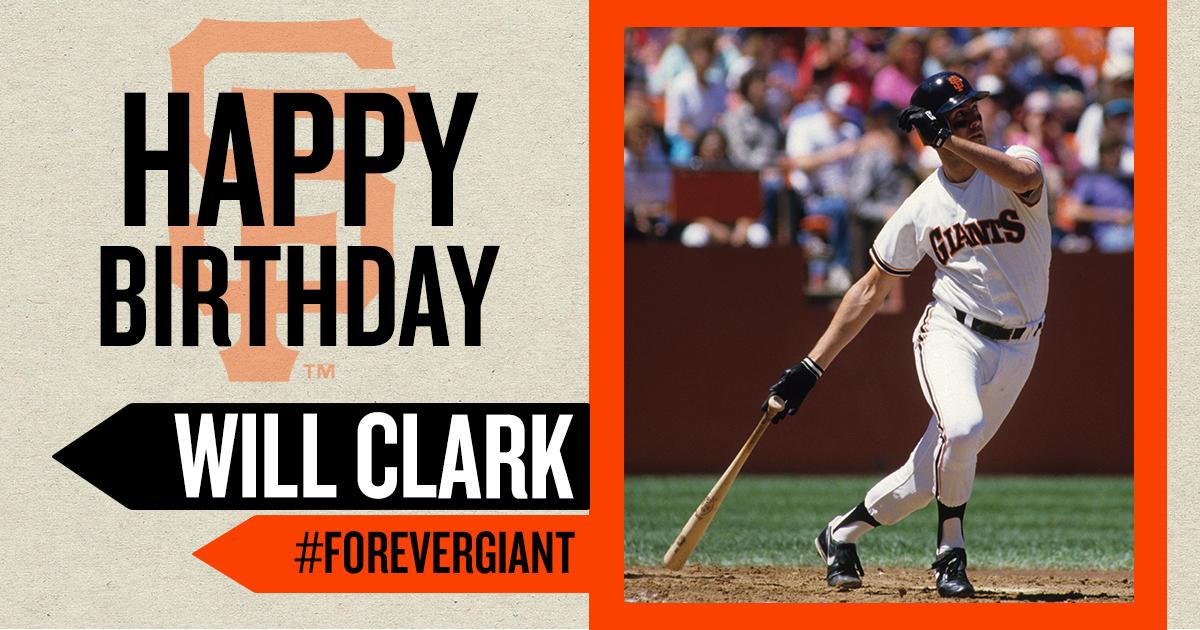 Happy Birthday to Will Clark!  