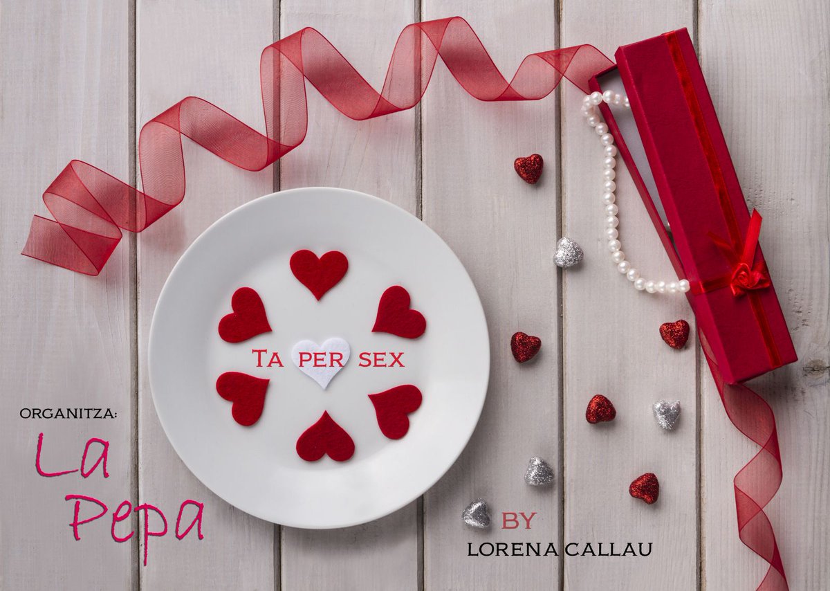 LorenaCallau's tweet photo. El proper dissabte 17 de març, t'espero a La pepa
A partir de les 17 h de la tarde farem un Tapersex molt divertit
Vine amb parella i disfrutaras el doble  😜 https://t.co/ero1mahGip