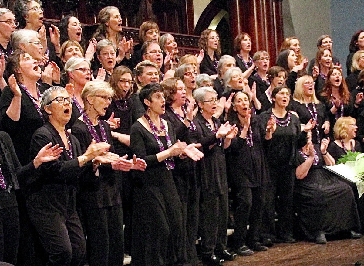 The @AuroraChorus performs at <a href="/Cascadia/">The Cascadia Fault</a>’s #CultureOfCaring Gala. Join us. Be inspired by 18 female choral singers. cascadiabhc.ejoinme.org/gala2018  #CultureOfCaring #WholeHealthCare #CascadiaGala2018 #PDX #MentalHealth #CascadiaBHC