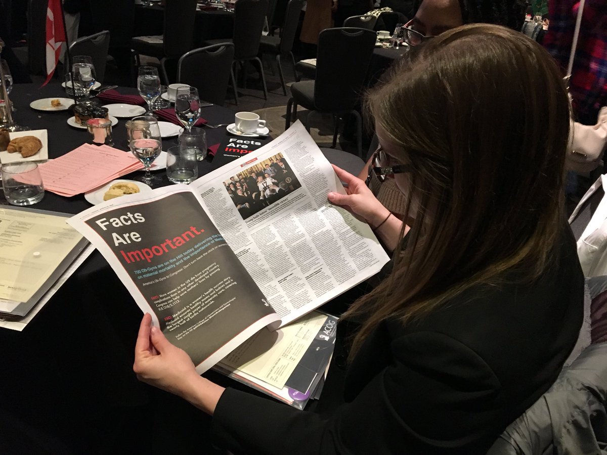 ACOG_Sask's tweet photo. Just reading the morning paper, before 700 OBGYNs Storm the Hill!! @NorthDakotaACOG @ACOGD6 #acogyp #ProtectMedicaid #FactsAreImportant #ACOGCLC https://t.co/XIXRfsZAku