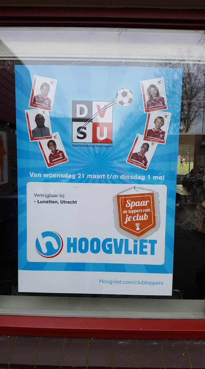 forzafriends's tweet photo. Vanaf 21 maart kan je plaatjes scoren van onze eigen toppers bij @Hoogvlietsuper Lunetten! 👌 #voetbalplaatjes #Forzafriends @svDVSU https://t.co/T689CgnyB1