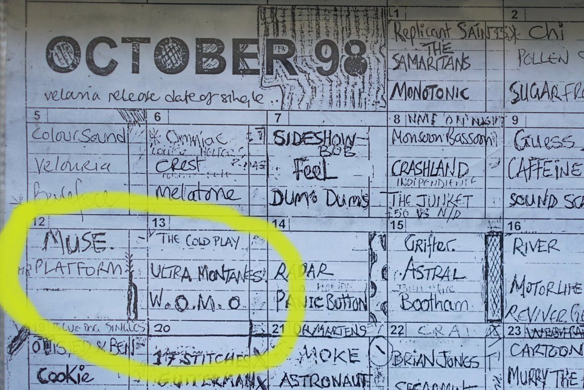 allonblue's tweet photo. #barflyclub RIP - Wow, 20 years since I first booked @coldplay ...The night before was the first @museband appearance. 5 shows on &amp; a short time after their debut they both played barfly on the same day for the #barflysessions  @mattbellamy @coldplayxtra #timeflies #camdenhistory https://t.co/b6KbX5zACb