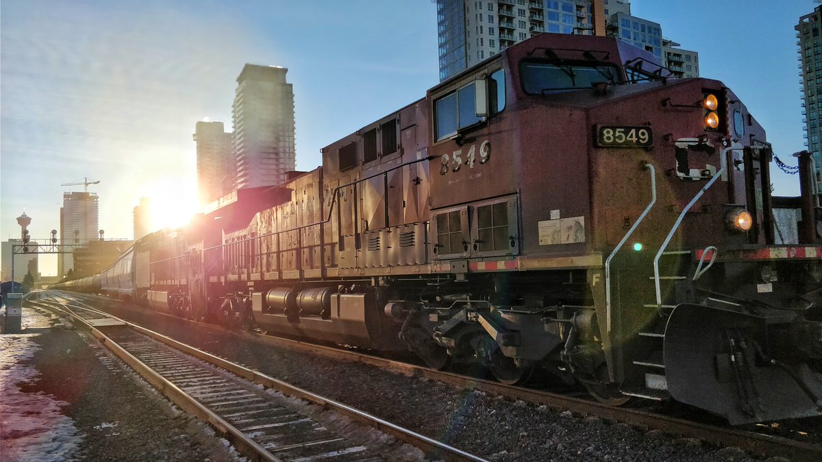 cmcalgary's tweet photo. Here's a little @CanadianPacific porn for you. #CPorn #yyc #trains https://t.co/xIIb91ZobQ