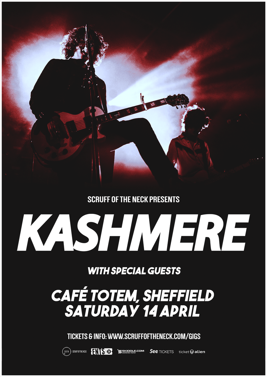 Kashmereband's tweet photo. STEEL CITY - We're coming back April 14th
With big supports @FERALFAMILYUK @weareheavylids &amp; @Redfernlads 
Yes Yes Yes - TIX https://t.co/XF37lijCQk
XxX https://t.co/PIuCrk88TE