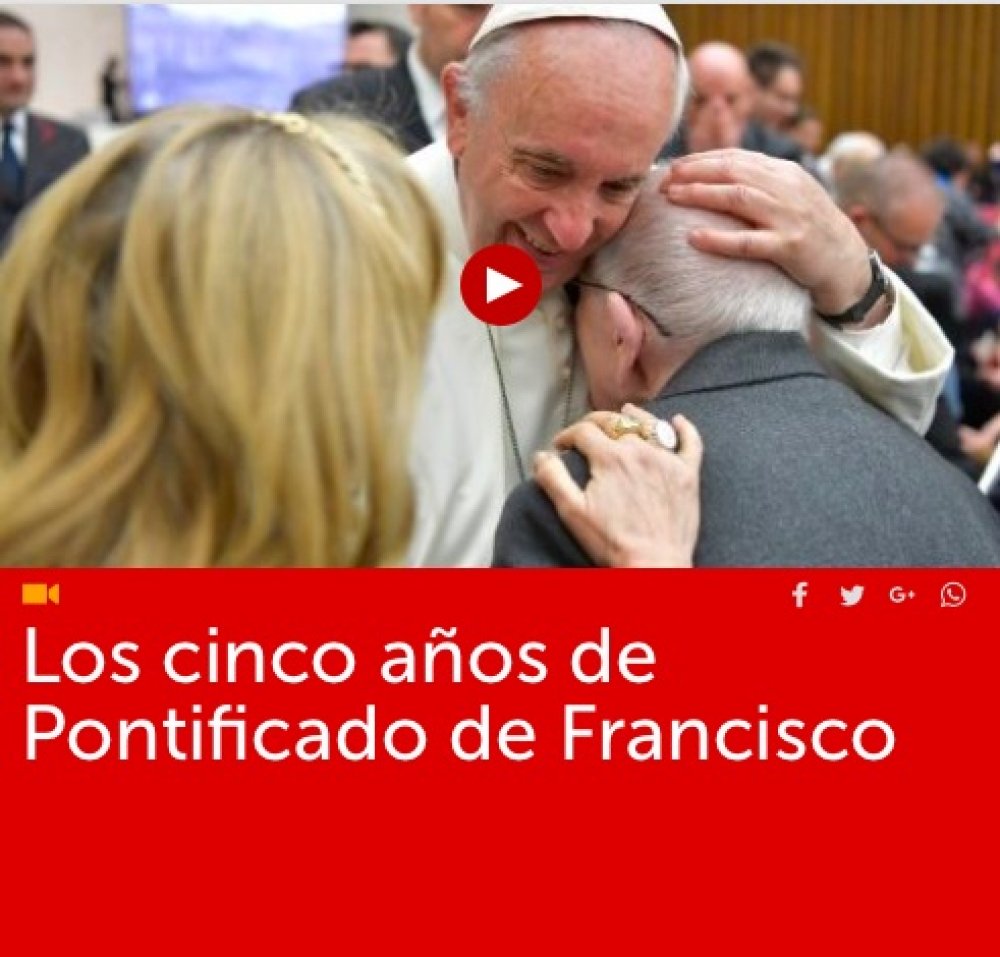Los cinco años de Pontificado de Francisco dlvr.it/QKsB0T
