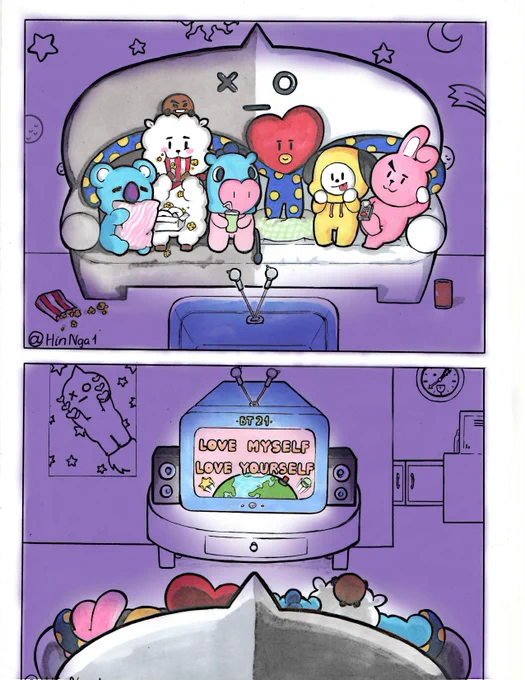 Hope you love this! &lt;3
  #Draw_BT21 