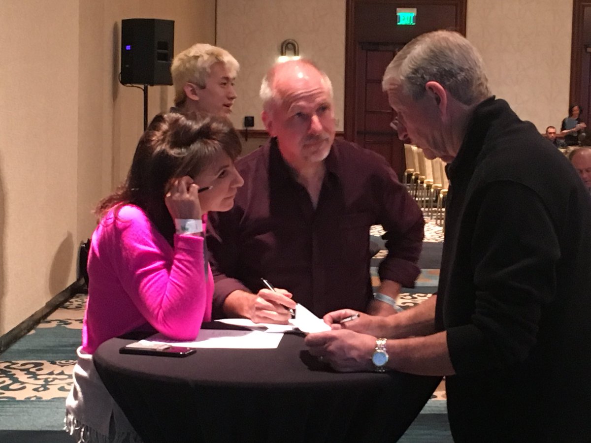 foodcityorg's tweet photo. Judges @cleverthought of @singularityu, Scott Collier of @WholeFoods & Lamar Johnson of @UTexasMcCombs deliberating who will take home the #foodcityprize; #AgroRacks, @Vinder_inc, @taimbaKenya, #Transaera or @elevatedhoneyco.
#FoodCity #foodcityprize #sxsw #SXSW18 #sxswfood https://t.co/wkFAnEajmo